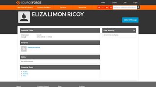 
                            8. ELIZA LIMON RICOY / Profile - sourceforge.net