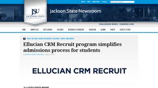 
                            7. Ellucian CRM Recruit program simplifies admissions process for ...