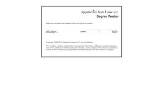 
                            11. Ellucian Degree Works - dw.appstate.edu