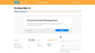 
                            2. Elo.kleurrijker.nl: Login Pagina - E-learning - Easy Counter
