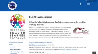 
                            1. ELPA21 Assessment – Nebraska Department of Education