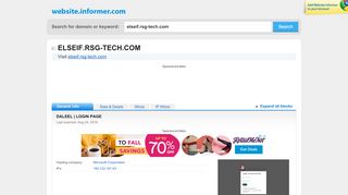 
                            4. elseif.rsg-tech.com at WI. DALEEL | LOGIN PAGE
