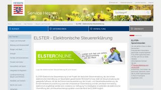 
                            9. ELSTER - Elektronische Steuererklärung - Service …