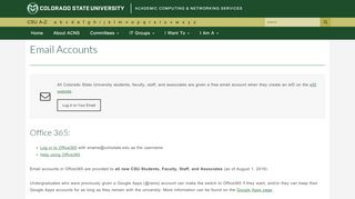 
                            8. Email Accounts | Academic Computing & Networking Services ...