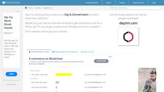 
                            8. Email Address Format for dayzim.com (Day & Zimmermann) | Email ...