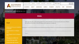 
                            2. Email - Alverno College | Alverno College