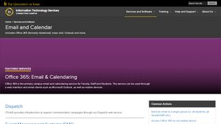 
                            9. Email and Calendar | Information Technology Services