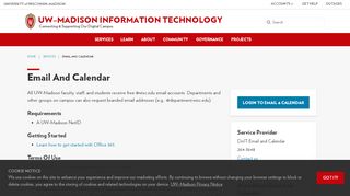 
                            10. Email and calendar - University of Wisconsin-Madison - UW ...
