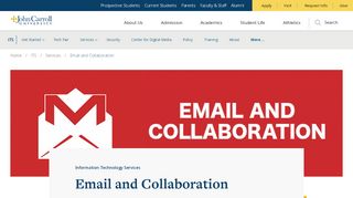 
                            4. Email and Collaboration | Services - John Carroll University