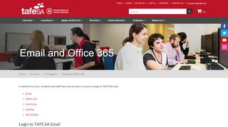 
                            7. Email and Office 365 - TAFE SA