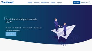 
                            1. Email Archive Migration - TransVault