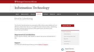 
                            3. Email & Calendaring | Information Technology | Washington ...