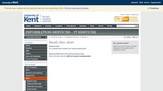 
                            3. Email, chat, share - Information Services - …