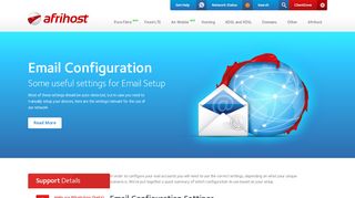 
                            2. Email Configuration Settings - Afrihost