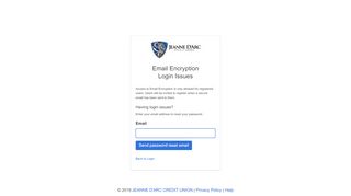 
                            5. Email Encryption Login Issues - Jeanne D'Arc Credit Union