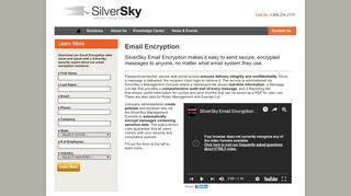 
                            3. Email Encryption | SilverSky | Security from the Cloud