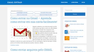 
                            9. Email Entrar