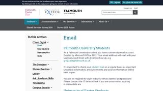 
                            1. Email | Falmouth Exeter Plus