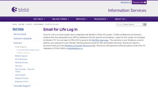 
                            6. Email for Life Log In - Schulich Information Services ...