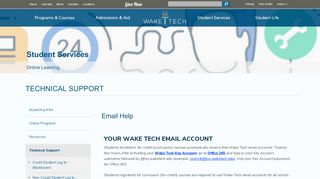 
                            4. Email Help | Wake Technical Community College
