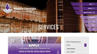 
                            5. Email Information: Middle Georgia State University