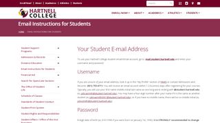 
                            8. Email Instructions for Students - Hartnell College