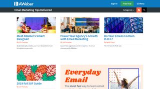 
                            7. Email Marketing Tips & Best Practices | AWeber Blog