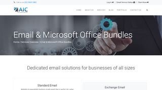 
                            4. Email & Microsoft Office Bundles - AIC Technologies