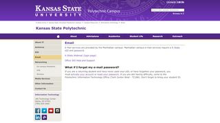 
                            8. Email - polytechnic.k-state.edu
