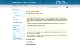 
                            6. Email Resources - University of California, San …