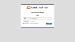 
                            3. Email Security Services - Log In - AVG