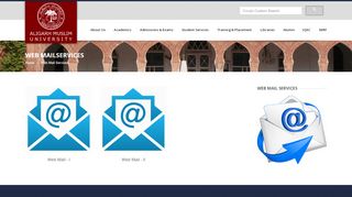 
                            4. Email Services - Aligarh Muslim University