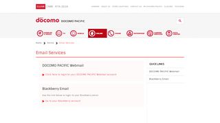 
                            8. Email Services | Online | DOCOMO PACIFIC Guam