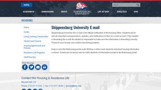 
                            4. Email - Shippensburg University