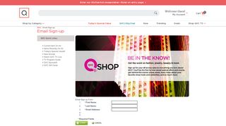 
                            2. Email Sign-up — QVC.com