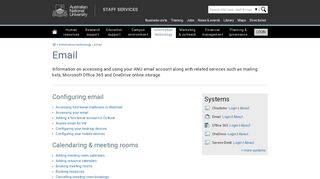 
                            6. Email - Staff Services - ANU