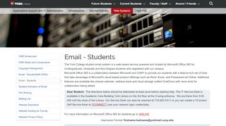 
                            8. Email - Students | York College / CUNY