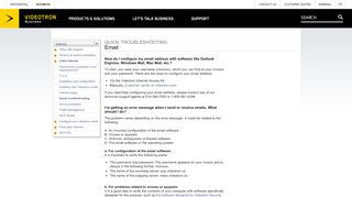 
                            3. Email - support.videotron.com