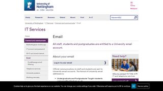 
                            1. Email - The University of Nottingham