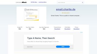 
                            5. Email.charite.de website. Outlook Web App. - JavaScript