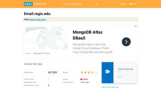 
                            9. Email.regis.edu: Outlook Web App - easycounter.com
