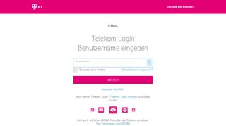 
                            6. email.ver.sul.t-online.de - Telekom Login