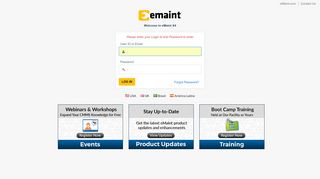 
                            6. eMaint X4 - Log In