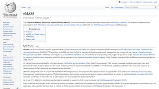 
                            6. eMASS - Wikipedia