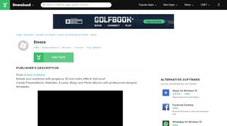 
                            1. Emaze - Free download and software reviews - download.cnet.com