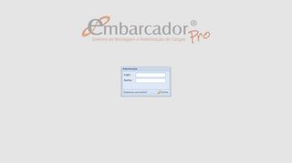 
                            6. EMBARCADOR PRO - LOGIN