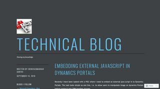 
                            7. Embedding external JavaScript in Dynamics Portals ...