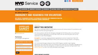 
                            5. Emergency and Readiness for Volunteers - NYC Service