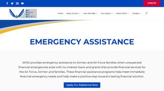 
                            9. Emergency Assistance - Air Force Aid Society