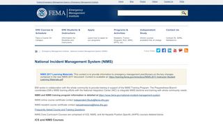 
                            4. Emergency Management Institute - National ... - FEMA Training